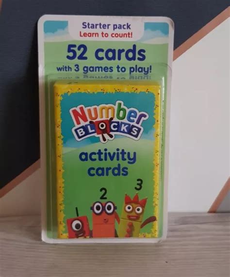 Numberblocks Starter Pack 52 Activity Cards £799 Picclick Uk