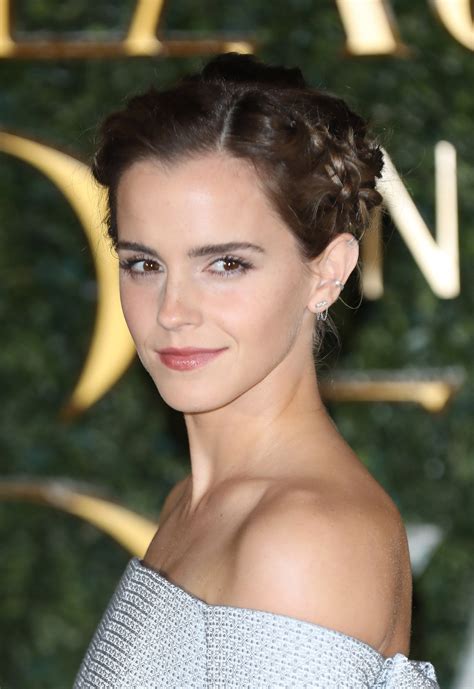 See the updated, edgier opening dress emma watson will wear in beauty and the beast. Emma Watson Wore a Rose-Shaped Braid to the Beauty and the ...