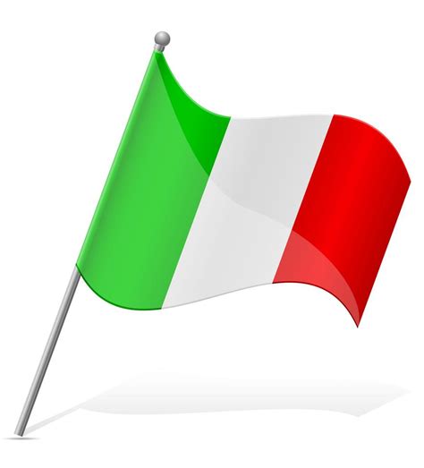 Flag Of Italy Vector Illustration Vector Art At Vecteezy