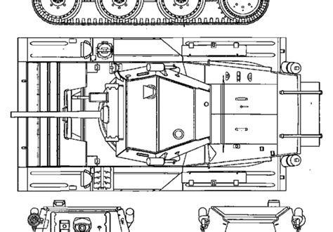 Tank A17 Tetrarch Vickers Light Tank Mk Vii Drawings Dimensions