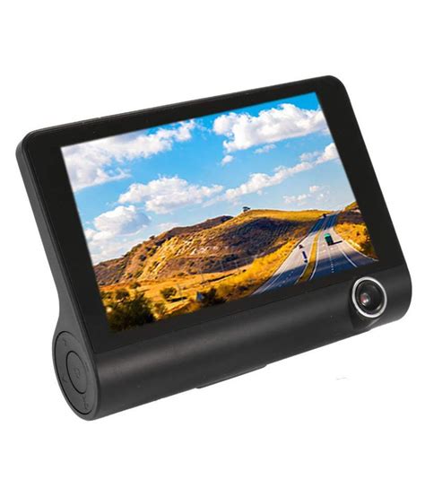 auto snap 4 0in 3 way car dvr camera driving recorder dash cam rear view auto registrator with