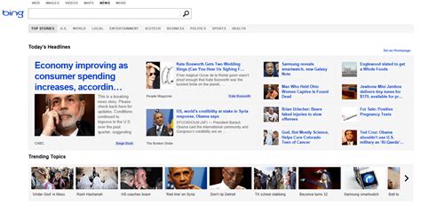 Bing News Now Shows You Whats Trending On Facebook And