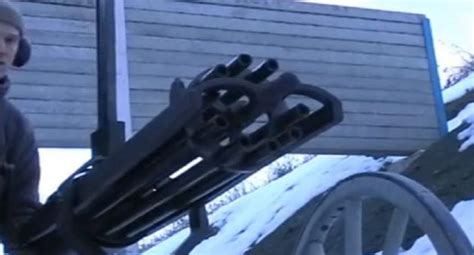 This 12 Gauge Gatling Gun Will Leave You Drooling Outdoor Enthusiast