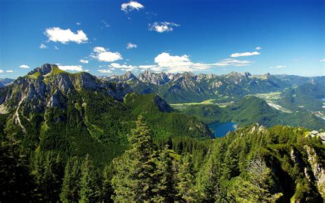 Mountains Alps Landscape Lake Forest Wallpaper 2560x1600 153376