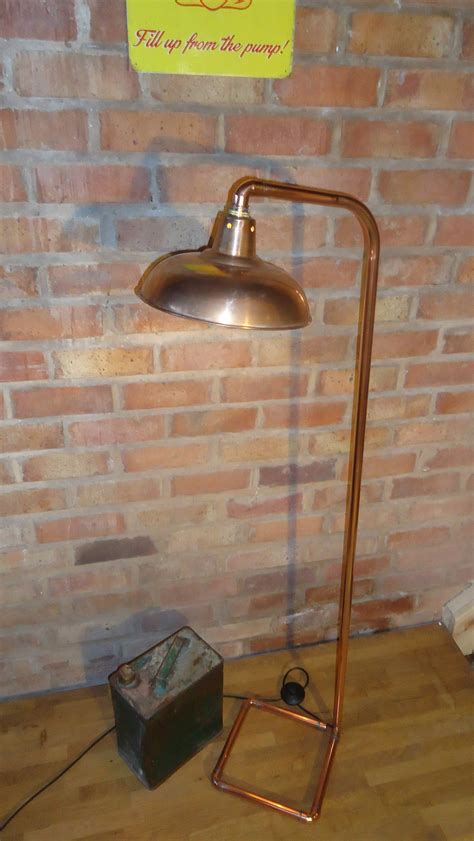 Copper Floor Lamp Lamp Stand Light Vintage Retro Minimalist