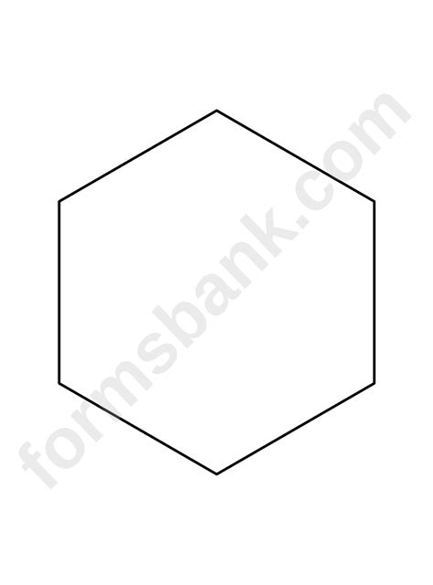 hexagon pattern template printable