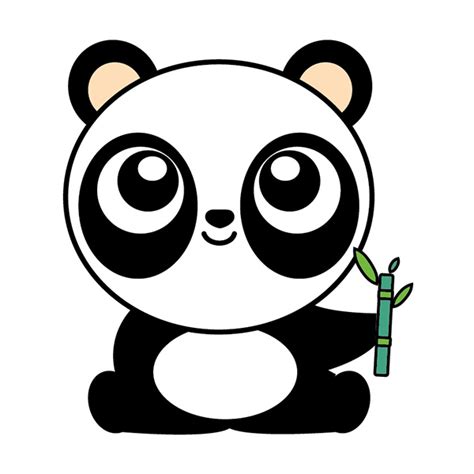 Cómo Dibujar Un Oso Panda Kawaii Comodibujarclub