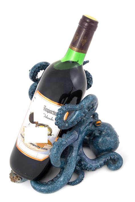 Octopus Wine Bottle Holder Wine Bottle Holder Nautical Wine Etsy