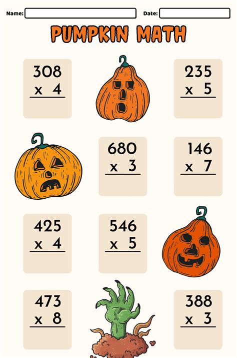 15 Best Halloween Math Worksheets Printable Pdf For Free At Printablee