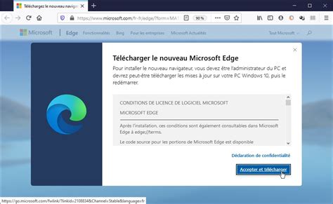 Windows 10 Installer Le Nouveau Navigateur Edge Basé Sur Chromium