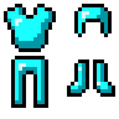 Diamond Armor Minecraft Transparent