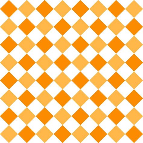 Orange Checker Pattern Checker Seamless Pattern Vector Checker