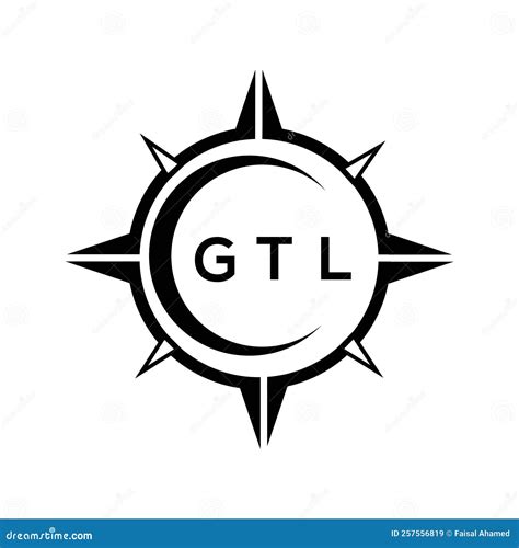 GTL Abstract Technology Circle Setting Logo Design on White Background