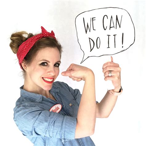 This months michaels maker's challenge was to create a simple diy halloween costume. Last Minute DIY Halloween Costume | Rosie The Riveter | Blog | Diy halloween costume, Halloween ...