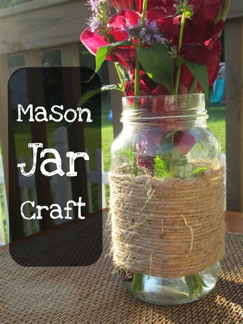 If your kit didn't come with these you can melt in a. Easy Twine Mason Jar Craft - Outnumbered 3 to 1