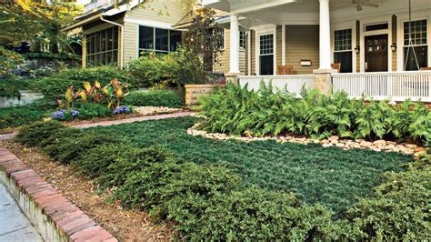 Modern front yard designs are leaning more into the minimalist and sparse look. Easy, No Mow Lawns - Southern Living