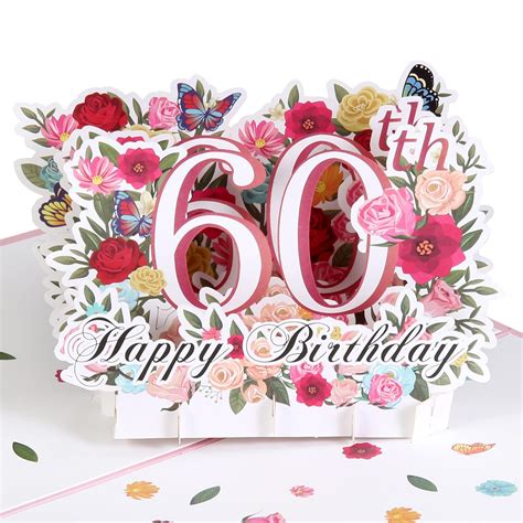 Buy Homanga Th Birthday Pop Up Card Happy Th Birthday Card For Her Women Wife Th