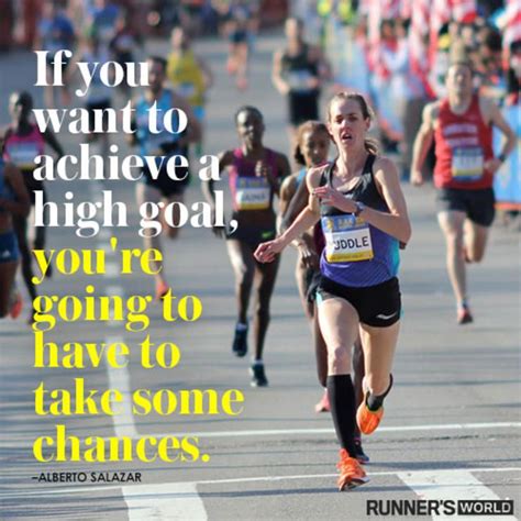 A Woman Running In A Marathon With A Quote