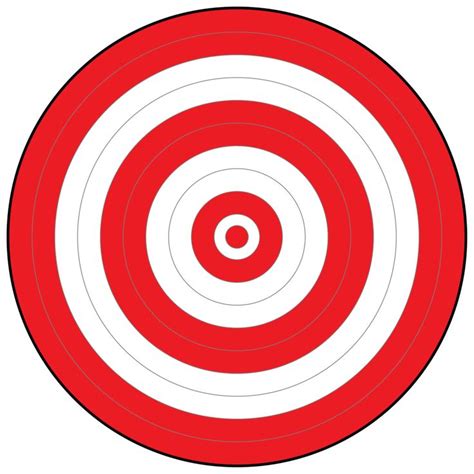 All Red Bullseye Target Easy Eye Outdoors Clipart Best Clip Art