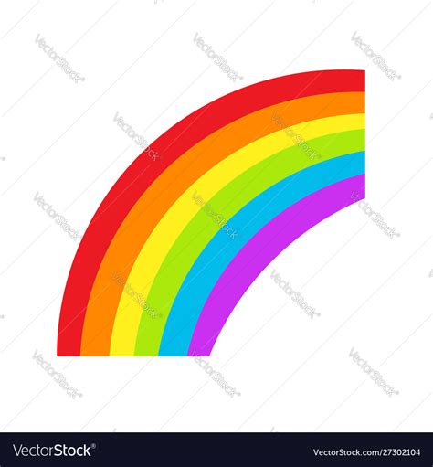 Lgbt Rainbow Symbol Icon Gay Pride Royalty Free Vector Image
