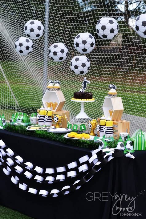 Soccer Birthday Party Ideas Photo 30 Of 42 Catch My Party