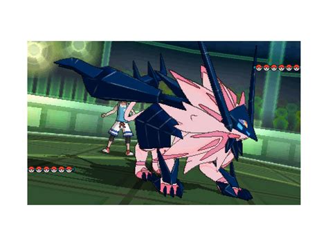 Official Pokémon screenshots of Shiny Necrozma Shiny Ultra Necrozma