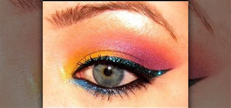How To Apply Colorful Tropical 80s Eyes With Makeup Makeup