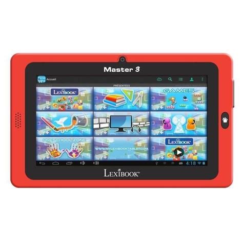 Lexibook Master 3 Mfc163fr Tablette Tactile Enfant 7 Sous Android