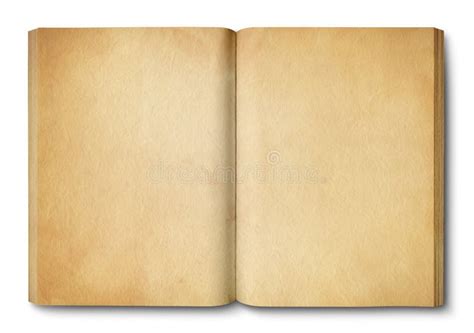 Vintage Blank Open Notebook Stock Image Image Of Aged Pages 35566631