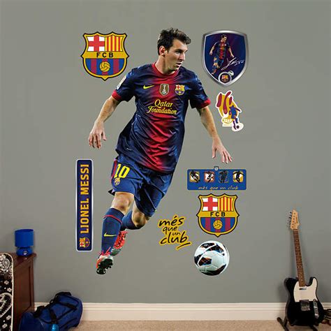 1200 x 929 jpeg 125 кб. Life-Size Lionel Messi Wall Decal | Shop Fathead® for ...