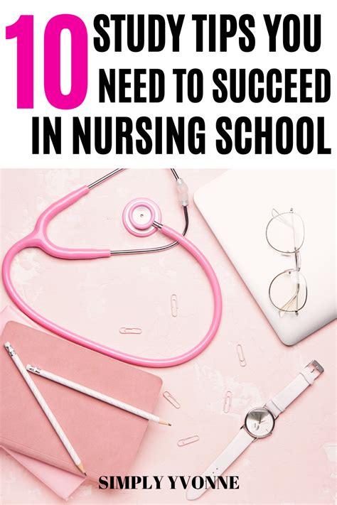 Nursing School Study Tips You Need To Succeed Simply Yvonne In 2021