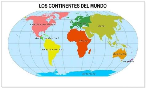 Pin De Ivana En Cabello Continentes Y Océanos Continentes Mapas