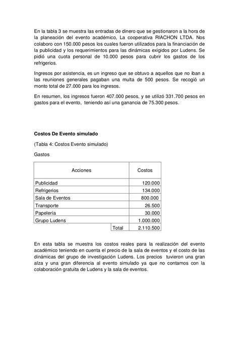 Ejemplo Informe Financiero