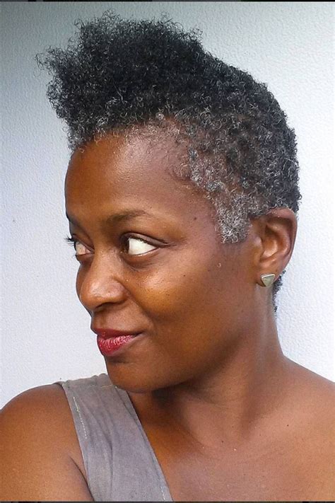 Beauty, cosmetic & personal care. Latest Black Woman Hairstyle Trend: Slaying Gray Hair!