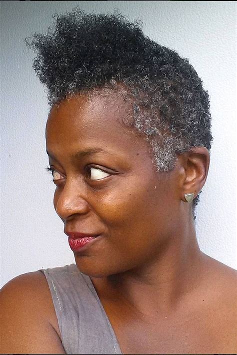 Pixiecut short hair cabelo on instagram: Latest Black Woman Hairstyle Trend: Slaying Gray Hair!