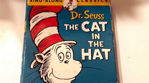 Dr Seuss The Cat In The Hat Animated Cartoon Vhs Movie