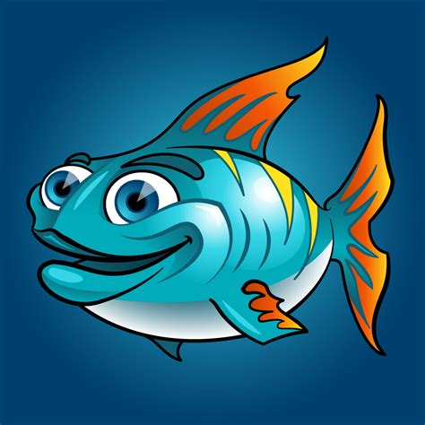 Cartoon Fish Character Design Rob Knapp Design