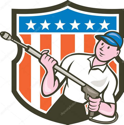 Save 15% on istock using the promo code. Druk wasmachine Water Blaster Usa vlag Cartoon ...