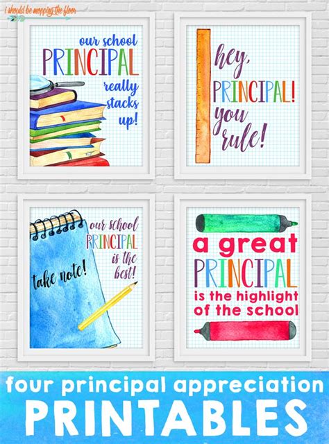 Ideas For Principals Day