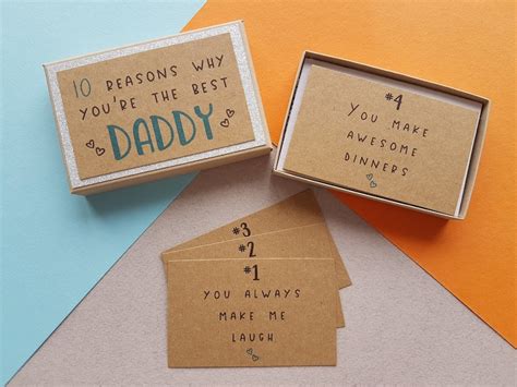 10 Things I Love About You Dad T Box Fathers Day Etsy