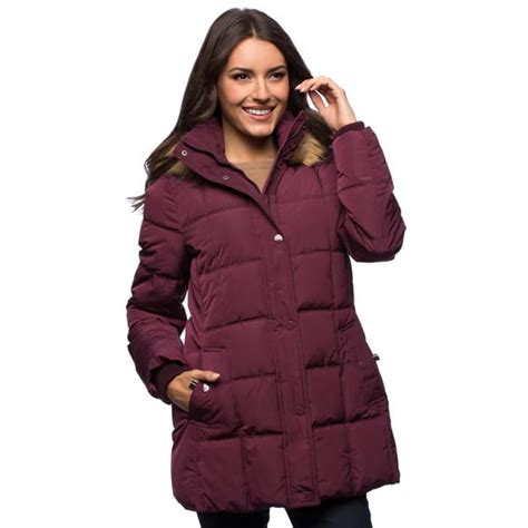 Shop Tommy Hilfiger Women S Faux Down Hooded Coat Free Shipping On Orders Over 45 Overstock