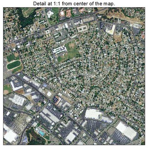 Aerial Photography Map Of Folsom Ca California