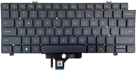 Laptop Replacement Us Layout Backlit Keyboard For Dell Latitude 7420 7