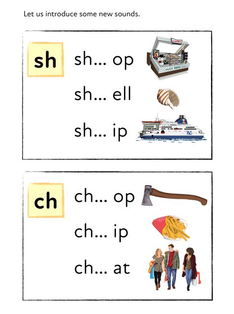 Introduces Consonant Digraphs Sh Ch Th And Words Ending In Y 3