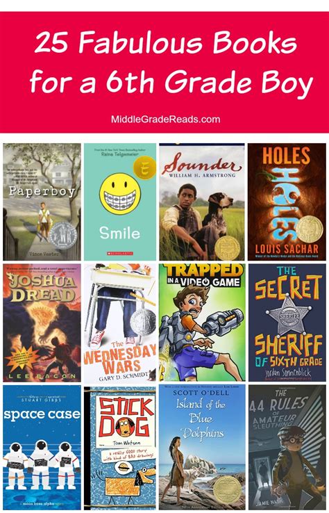 25 Amazing Middle Grade Books For A 6th Grade Boy Middle Grade Reads