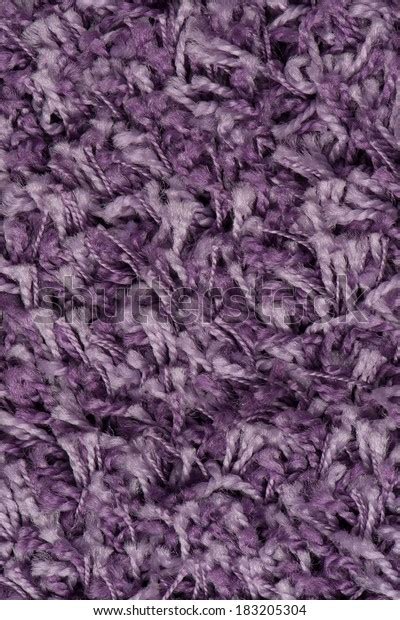 Closeup Detail Purple Carpet Texture Background Stock Photo 183205304