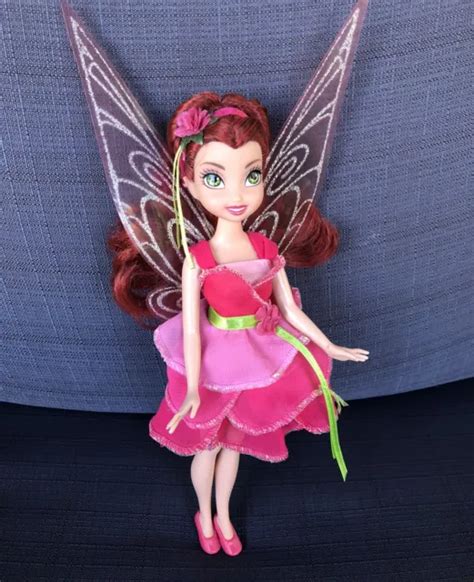 Disney Fairies Rosetta Garden Party Doll Red Hair 95” Tinkerbell Fairy