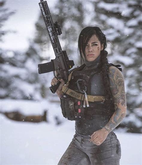 Alex Zedra Military Girl Girl Guns Female Soldier