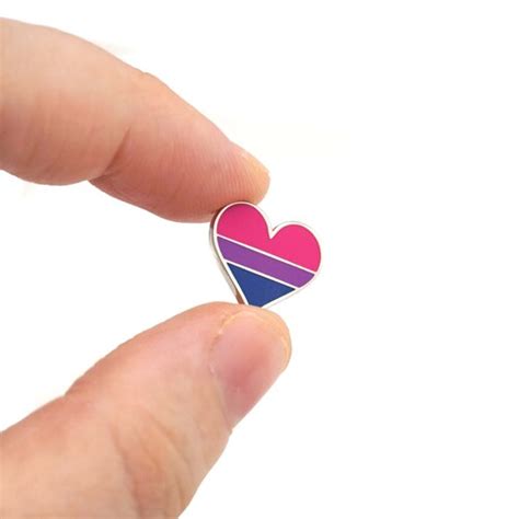 Tiny Bisexual Pride Pin Gay Lapel Pin Bisexual Flag Pin Etsy