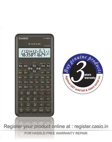 Black Simple Casio Scientific Calculator Fx 100ms At Rs 59322 In New Delhi